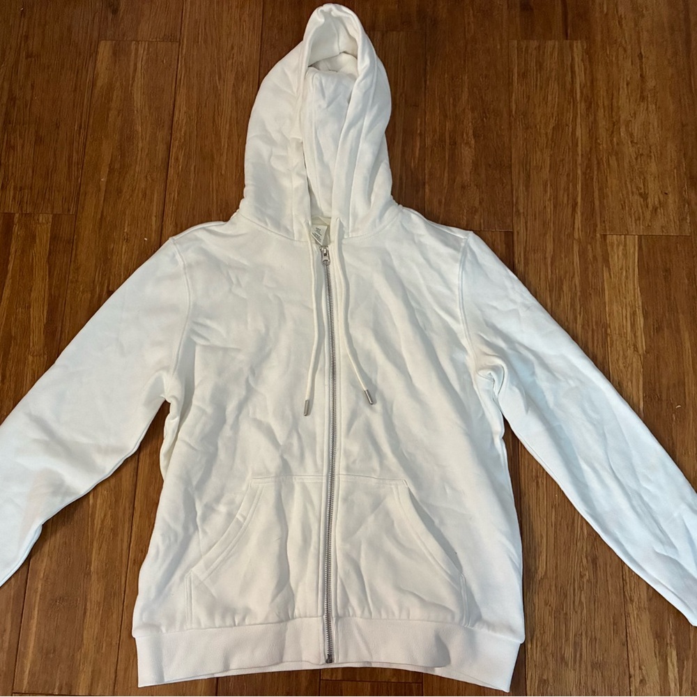 H&M Cream Zip-Up Jacket